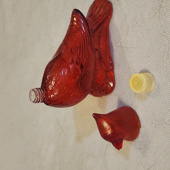 Vintage Avon Red Cardinal Bottle - Empty - Picture 6 of 6